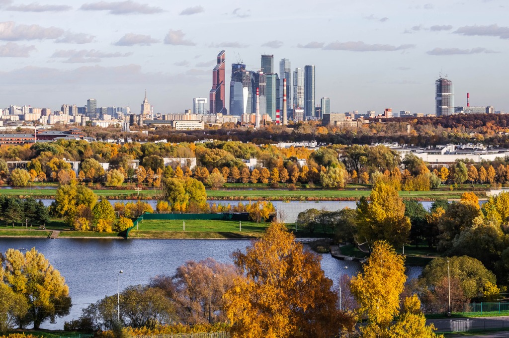 Уровень загрязнения воздуха в Москве на 14 часов 24 октября 2019 г.  - фото 1